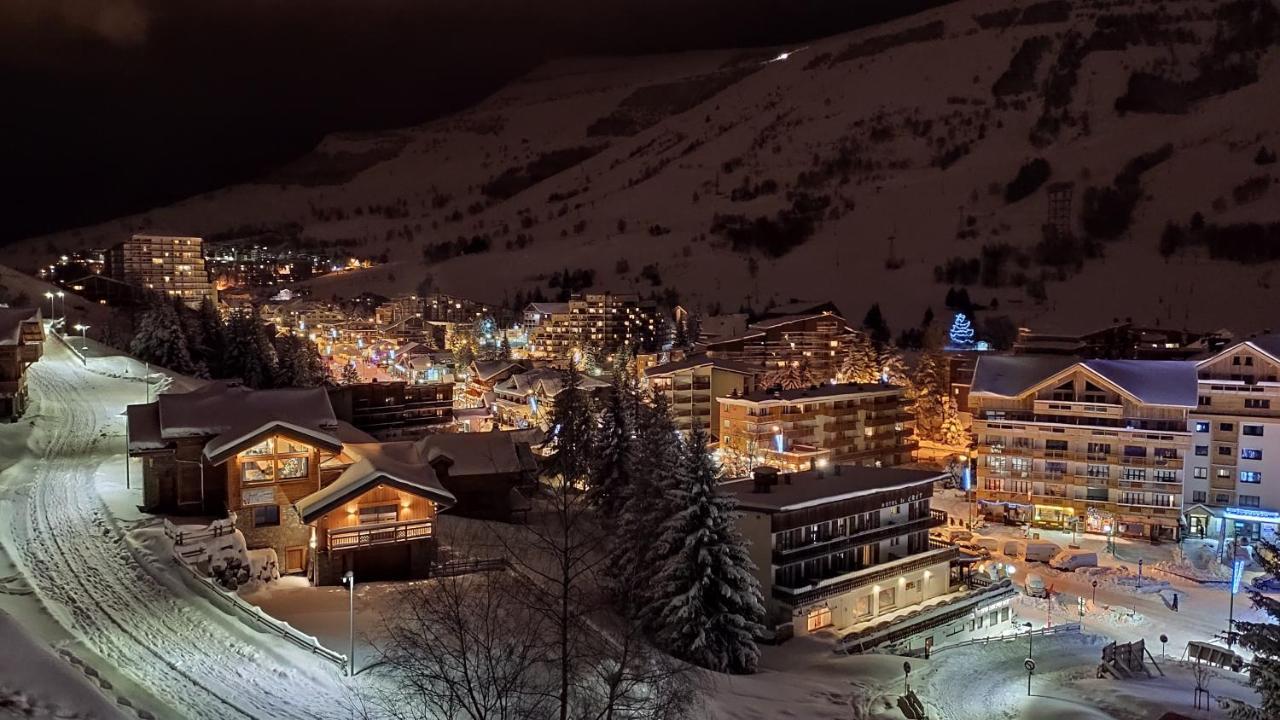 Апартаменты T2 Meuble Tourisme 3 Etoiles, Pied Des Pistes-Parking Prive Avec Balcon Et Superbe Vue Ле дез Альп Экстерьер фото
